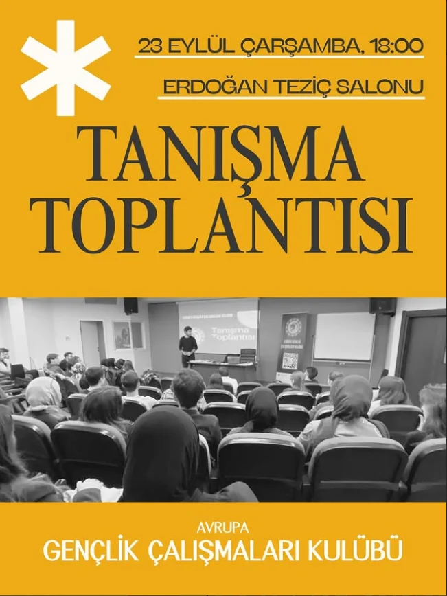 Avrupa Gençlik Çalışmaları Kulübü — Tanışma Toplantısı