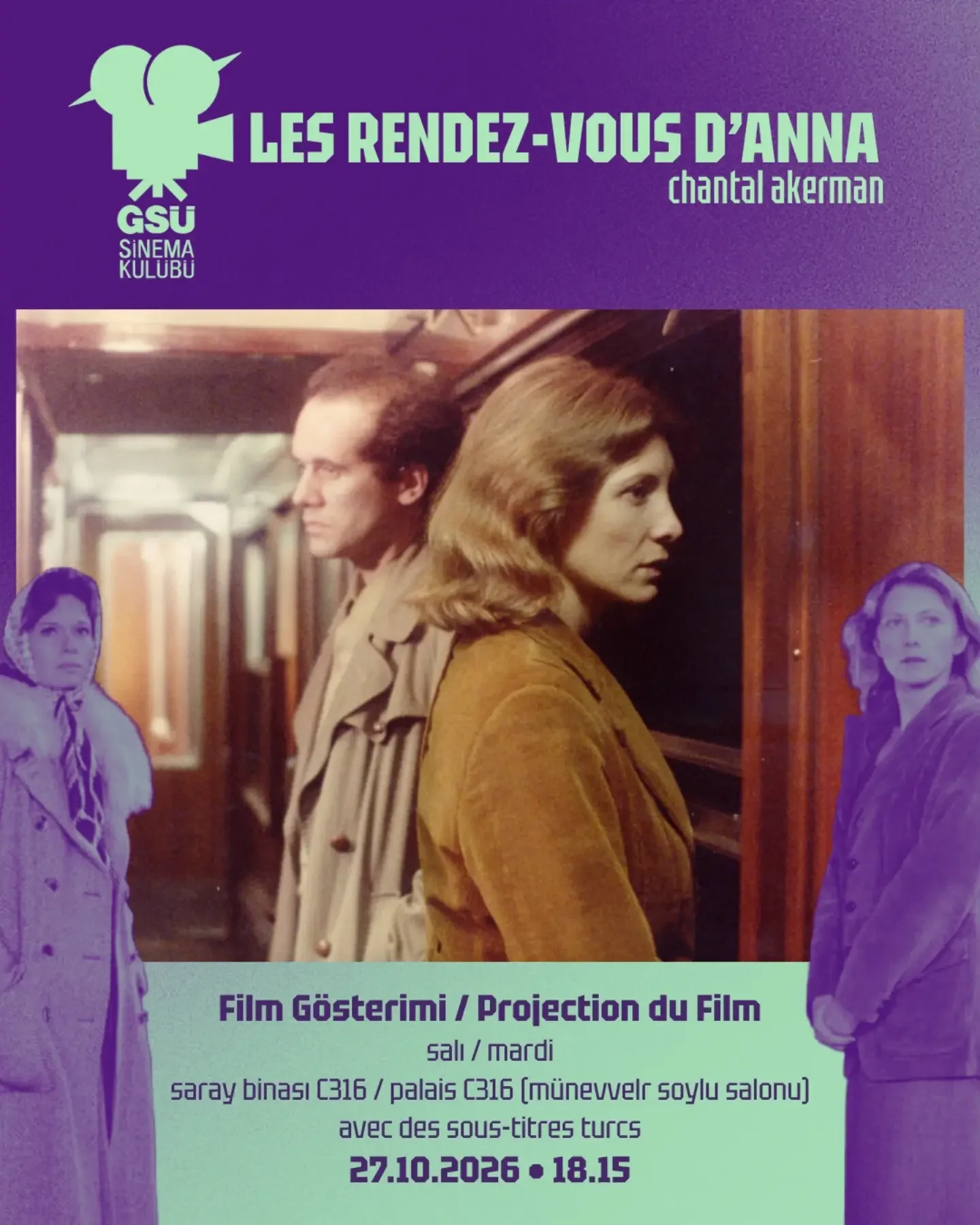 Les rendez-vous d'Anna Gösterimi ve Söyleşi